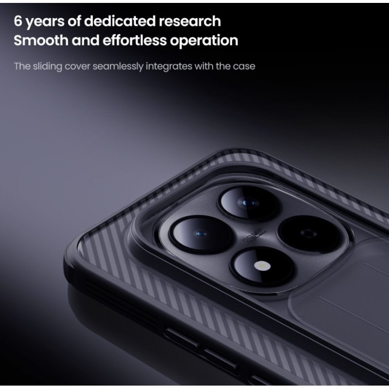 Θήκη Nillkin CamShield PRO Hard Case Xiaomi Poco M8 Pro / Redmi Note 15 Pro+ Plus 5G Transparent Black