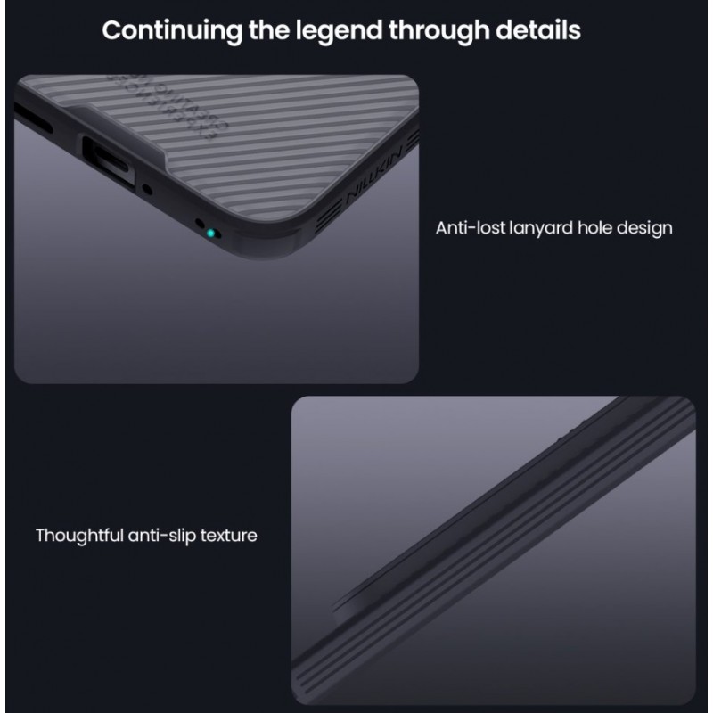 Θήκη Nillkin CamShield PRO Hard Case Xiaomi Poco M8 Pro / Redmi Note 15 Pro+ Plus 5G Transparent Black