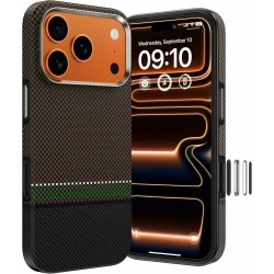 Θήκη Benks Magnetic Armor Pro Prestige Kevlar 600D Case (Y070) For iPhone 17 Pro Max (6.9") Brown/Black