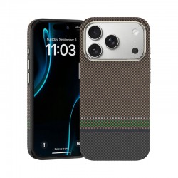 Θήκη Benks Magnetic Armor Pro Prestige Kevlar 600D Case (Y070) For iPhone 17 Pro Max (6.9") Brown/Black