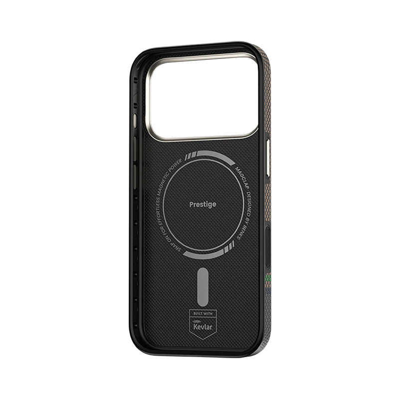 Θήκη Benks Magnetic Armor Pro Prestige Kevlar 600D Case (Y070) For iPhone 17 Pro Max (6.9") Brown/Black