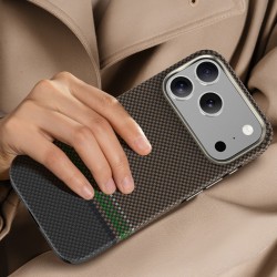 Θήκη Benks Magnetic Armor Pro Prestige Kevlar 600D Case (Y070) For iPhone 17 Pro Max (6.9") Brown/Black