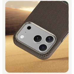 Θήκη Benks Magnetic Armor Pro Prestige Kevlar 600D Case (Y070) For iPhone 17 Pro Max (6.9") Brown/Black