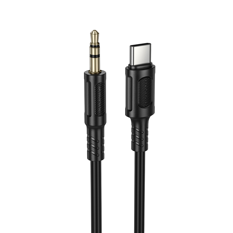 Καλώδιο Data Borofone AUX BL25B Nice - USB-C to Jack 3,5mm 1m Black