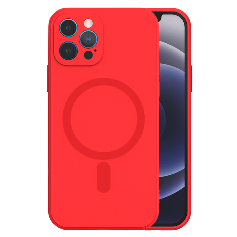 Θήκη Tel Protect MagSilicone Cover Apple iPhone 15 (6.1") Red