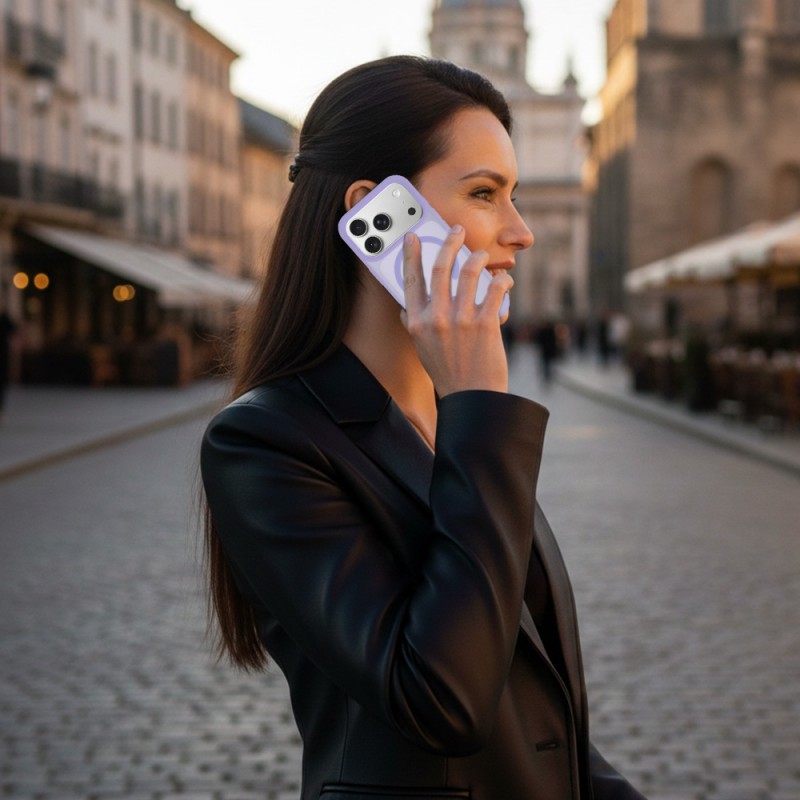 Θήκη Tel Protect Mist Matte Magsafe Cover Apple iPhone 15 (6.1") Pale Purple