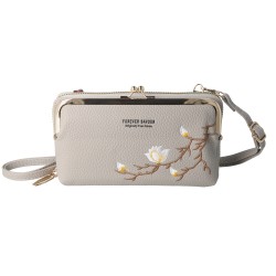 Τσάντα Crossbody Knitted Phone Bag GCW16 Grey