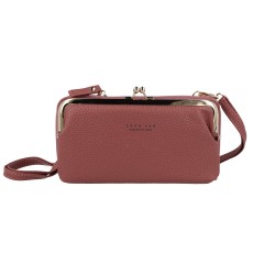 Τσάντα Crossbody Knitted Phone Bag GCW18 Burgundy