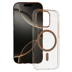 Θήκη Transparent Slim Magsafe Cover Apple iPhone 16 (6.1") Desert