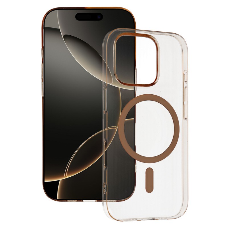 Θήκη Transparent Slim Magsafe Cover Apple iPhone 16 Pro Max (6.9") Desert