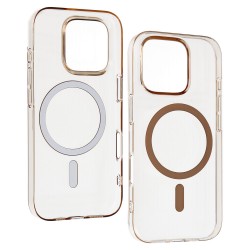 Θήκη Transparent Slim Magsafe Cover Apple iPhone 16 (6.1") Desert