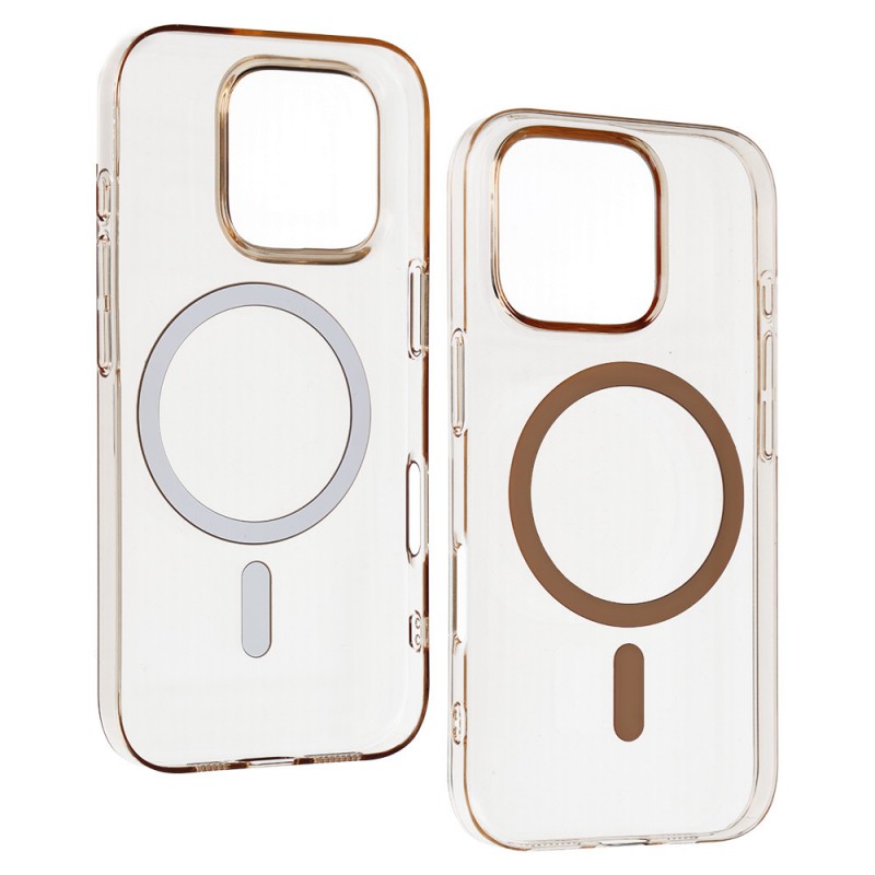 Θήκη Transparent Slim Magsafe Cover Apple iPhone 16 (6.1") Desert