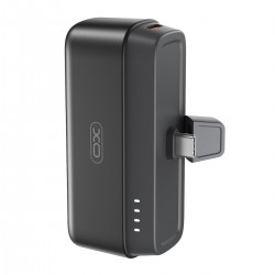 Εξωτερική Μπαταρία XO PR244 PowerBank 20W USB-C & USB-C Plug 5000mAh Black