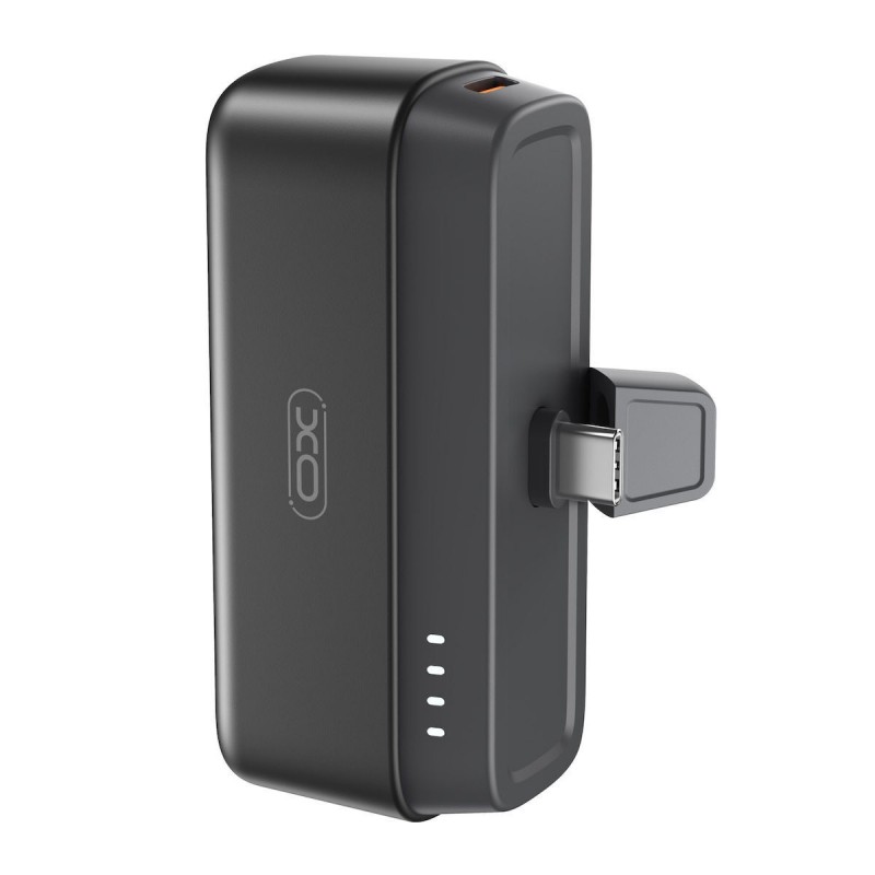 Εξωτερική Μπαταρία XO PR244 PowerBank 20W USB-C & USB-C Plug 5000mAh Black