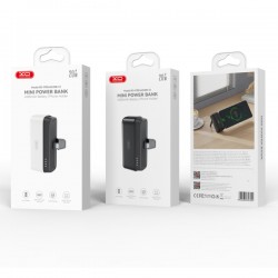 Εξωτερική Μπαταρία XO PR244 PowerBank 20W USB-C & USB-C Plug 5000mAh Black