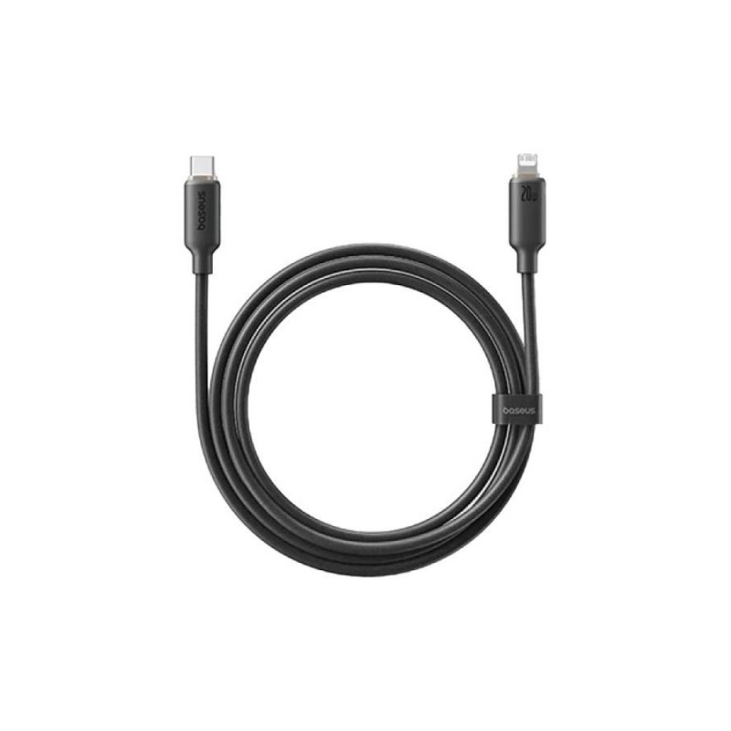 Καλώδιο Data Baseus Foamed Silicone USB-C to Lightning 20W 2m Black