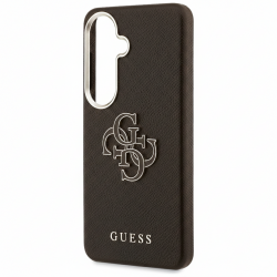 Θήκη Guess PU 4G Resin Metal Logo Cover Samsung Galaxy S26 5G S942 Brown