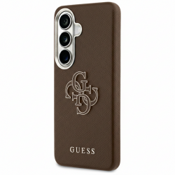 Θήκη Guess PU 4G Resin Metal Logo Cover Samsung Galaxy S26 5G S942 Brown