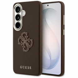 Θήκη Guess PU 4G Resin Metal Logo Cover Samsung Galaxy S26 5G S942 Brown