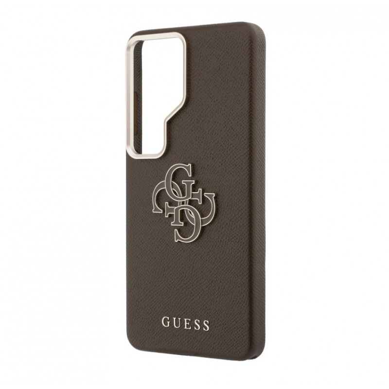 Θήκη Guess PU 4G Resin Metal Logo Cover Samsung Galaxy S26 Ultra 5G S948 Brown