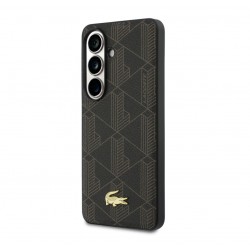 Θήκη Lacoste PVC Blend Monogram Gold Logo Magnetic Cover Samsung Galaxy S26 5G S942 Black