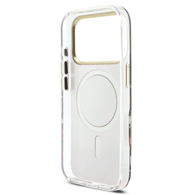 Θήκη Guess PC/TPU Mirror Glitter Cherry MagSafe Apple iPhone 17 Pro Max (6.9") 