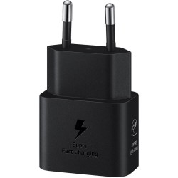 Φορτιστής Ταξιδιού Samsung Wall Adapter USB-C 25W EP-T2510XBE + USB-C Data Cable Black
