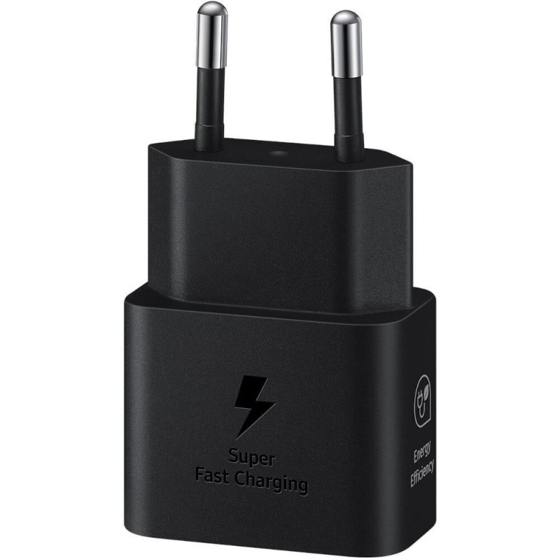 Φορτιστής Ταξιδιού Samsung Wall Adapter USB-C 25W EP-T2510XBE + USB-C Data Cable Black