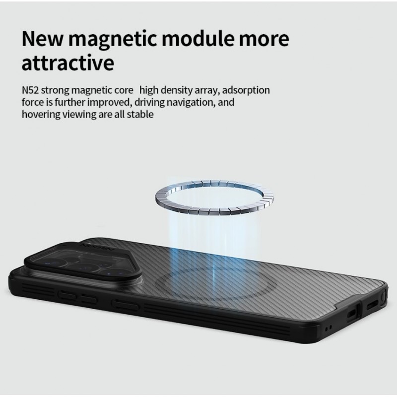 Θήκη Nillkin CamShield Prop Magnetic (Transparent Lens) Cover Samsung Galaxy S26 Ultra 5G S948 Transparent Black