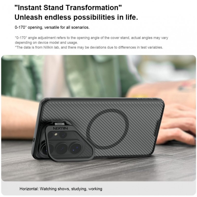 Θήκη Nillkin CamShield Prop Magnetic (Transparent Lens) Cover Samsung Galaxy S26 Ultra 5G S948 Transparent Black