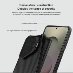 Θήκη Nillkin CamShield Prop Magnetic (Transparent Lens) Cover Samsung Galaxy S26 Ultra 5G S948 Transparent Black