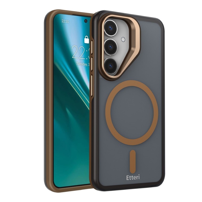 Θήκη Etteri Morning Fog Cover Samsung Galaxy S25 5G S931 Brown