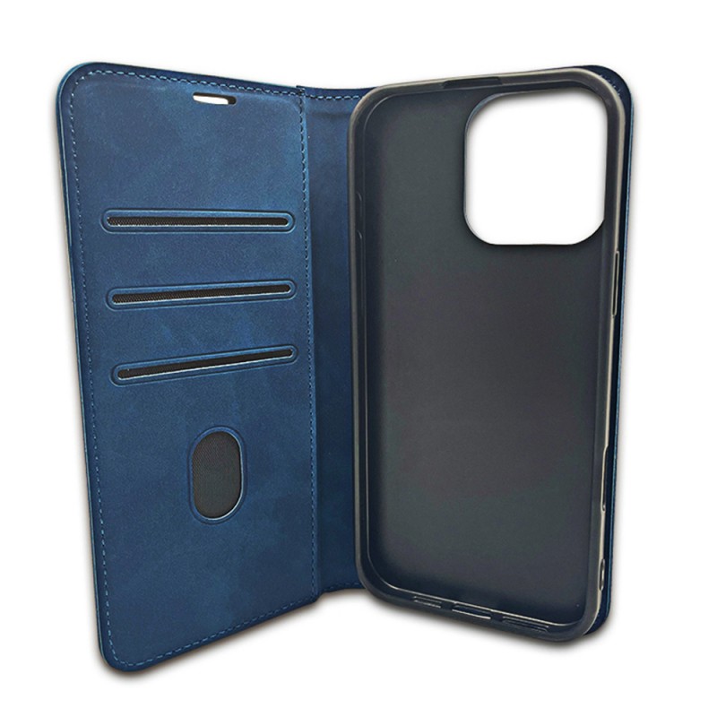 Θήκη Smart Suede Book For Samsung Galaxy S25+ Plus 5G S938 Navy Blue