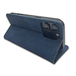 Θήκη Smart Suede Book For Samsung Galaxy S25+ Plus 5G S938 Navy Blue