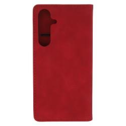 Θήκη Smart Suede Book For Samsung Galaxy S25+ Plus 5G S938 Red