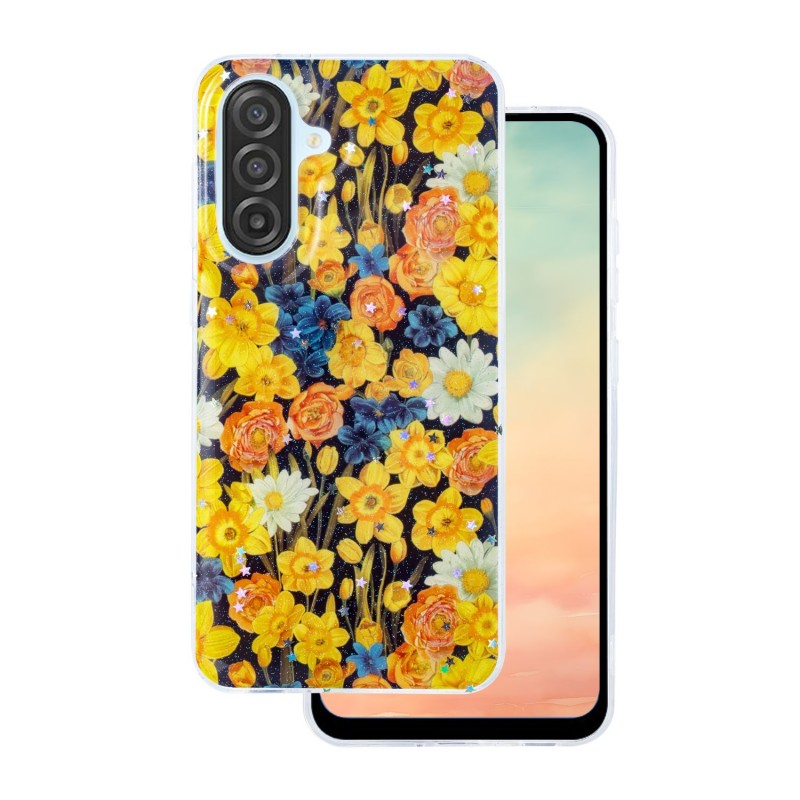 Θήκη Glow Glam Cover Samsung Galaxy A16 SM-A166 Orange