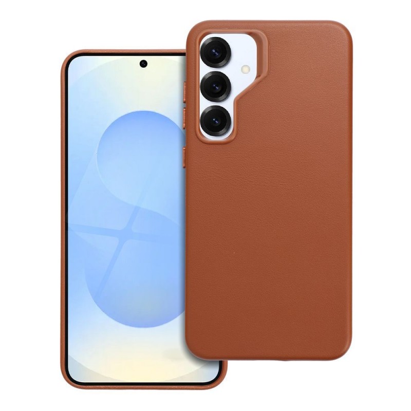 Θήκη Leather Mag Cover For Samsung Galaxy S25+ Plus 5G S938 Brown