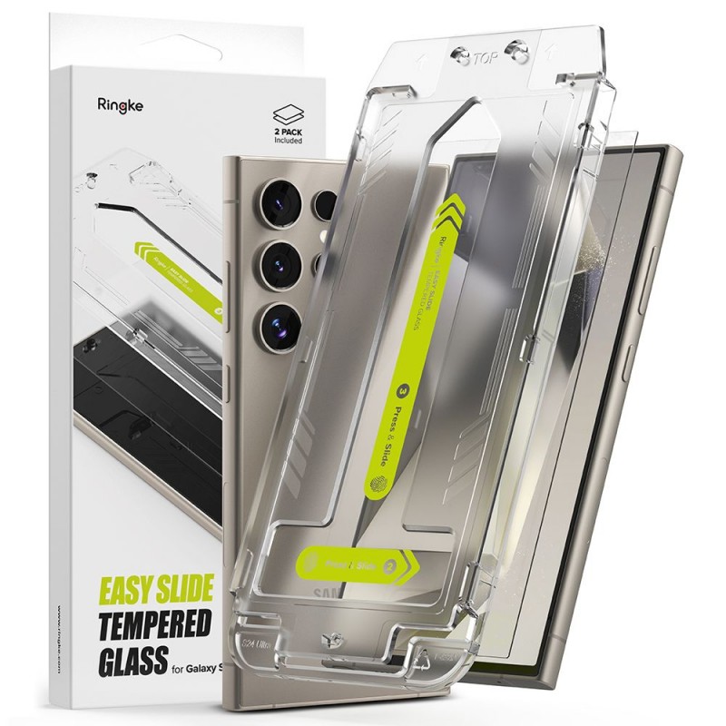 Γυαλί Προστασίας Ringke Easy Slide 2-Pack Samsung Galaxy S24 Ultra 5G Clear