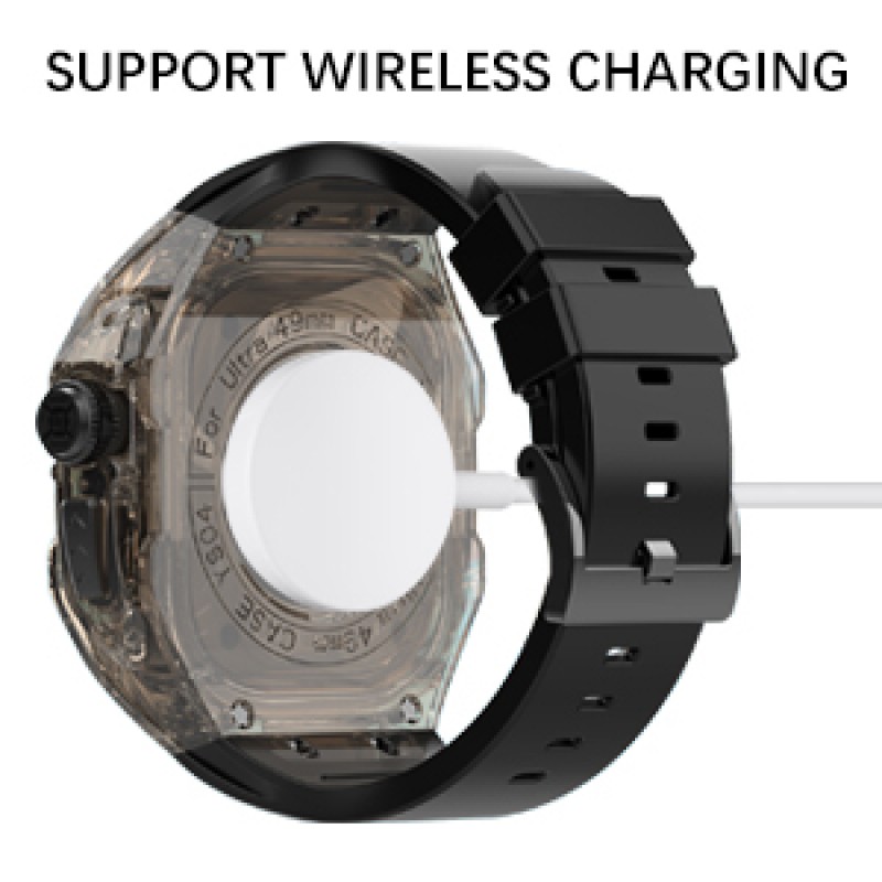 Ανταλλακτικό Λουράκι & Αδιάβροχη θήκη Shellbox by Redpepper Apple Watch Ultra Series 1/2/3 Black