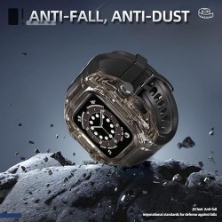 Ανταλλακτικό Λουράκι & Αδιάβροχη θήκη Shellbox by Redpepper Apple Watch Ultra Series 1/2/3 Black