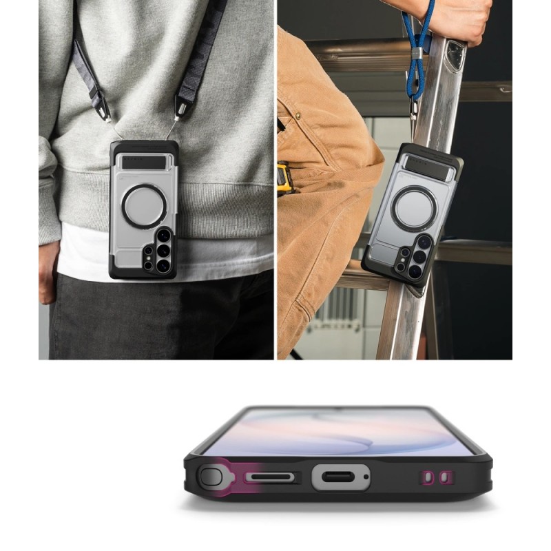 Θήκη Ringke UX Magnetic Magsafe Cover Samsung Galaxy S26 Ultra 5G S948 Black/Clear