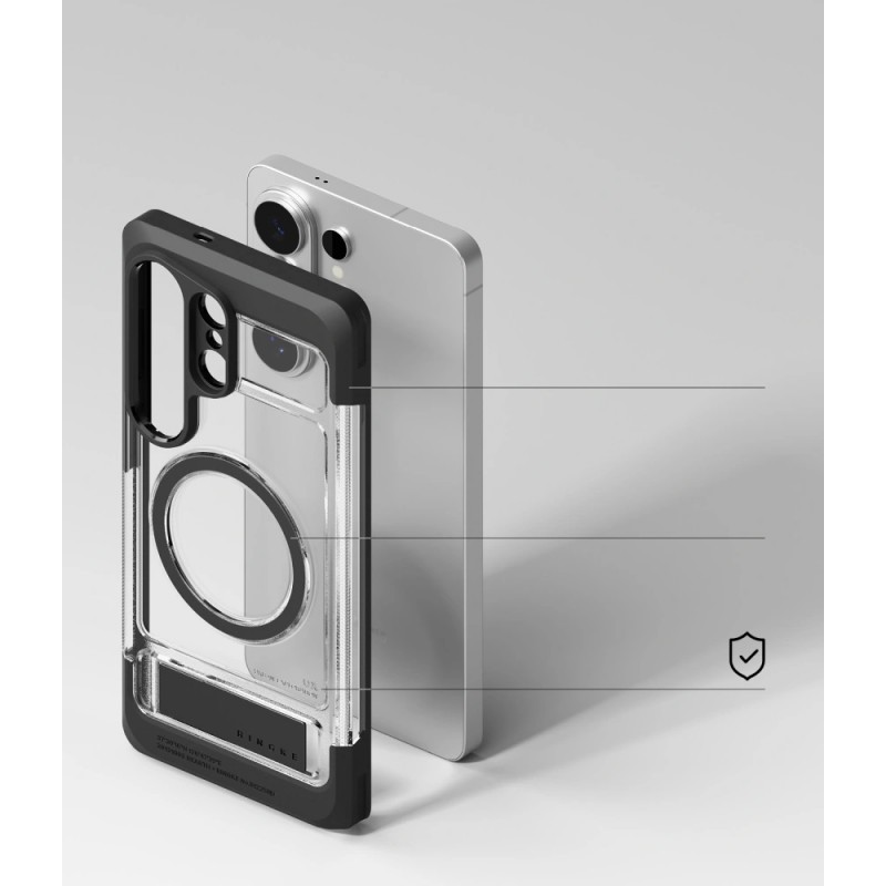 Θήκη Ringke UX Magnetic Magsafe Cover Samsung Galaxy S26 Ultra 5G S948 Black/Clear