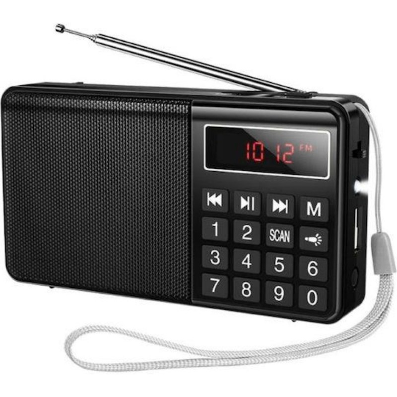 Φορητό Ραδιόφωνο Hoco HI50 Black