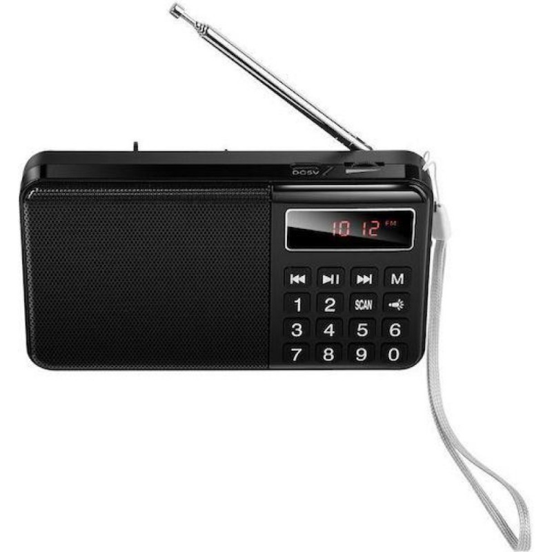 Φορητό Ραδιόφωνο Hoco HI50 Black