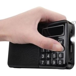 Φορητό Ραδιόφωνο Hoco HI50 Black