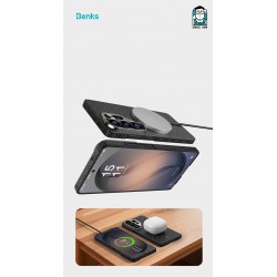 Θήκη Benks Magnetic ArmorAir ArmorGrid Kevlar Case Metal Frame 600D (E050) Samsung Galaxy S26 Ultra 5G S948 Black