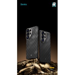 Θήκη Benks Magnetic ArmorAir ArmorGrid Kevlar Case Metal Frame 600D (E050) Samsung Galaxy S26 Ultra 5G S948 Black