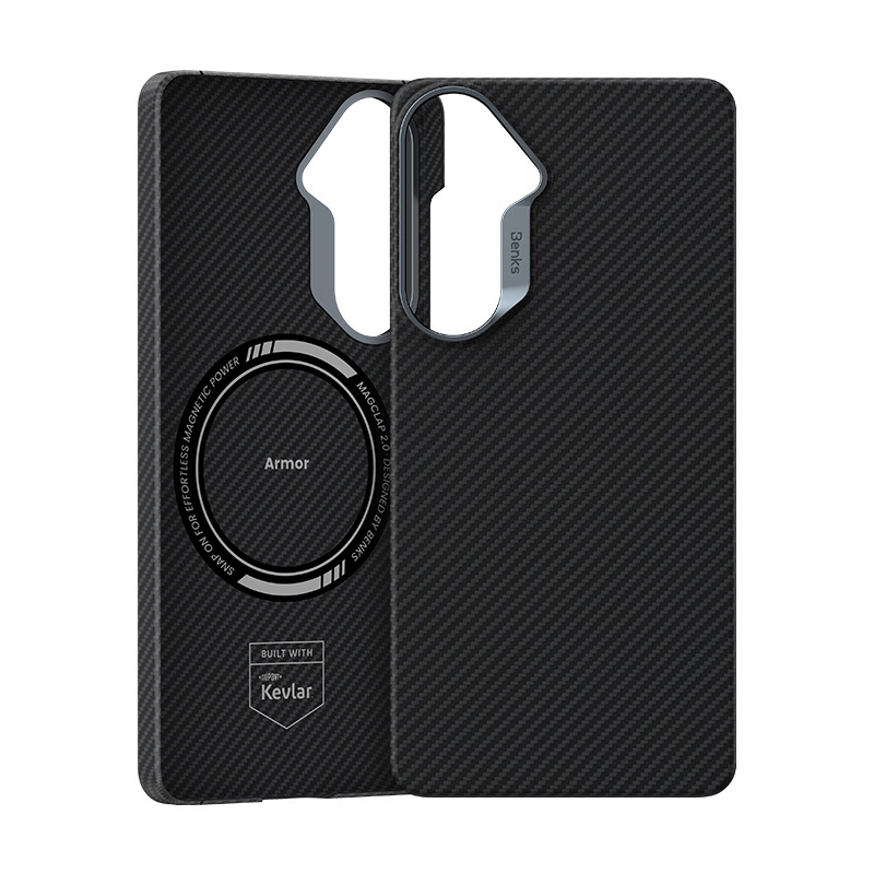 Θήκη Benks Magnetic ArmorAir Kevlar Case Metal Frame 600D (J049) Samsung Galaxy S26+ Plus 5G S947 Black
