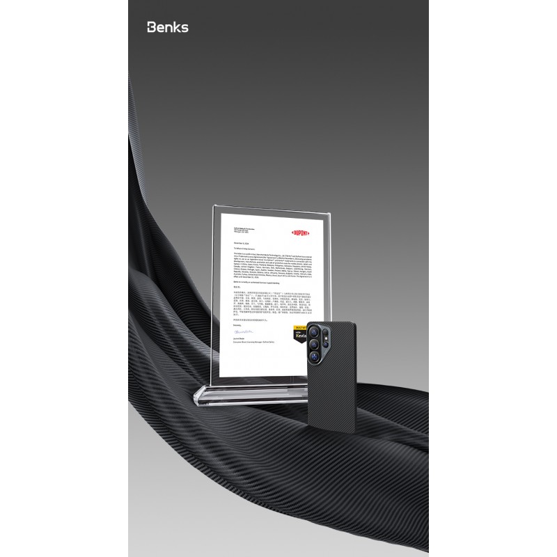 Θήκη Benks Magnetic ArmorAir Kevlar Case Metal Frame 600D (J049) Samsung Galaxy S26+ Plus 5G S947 Black