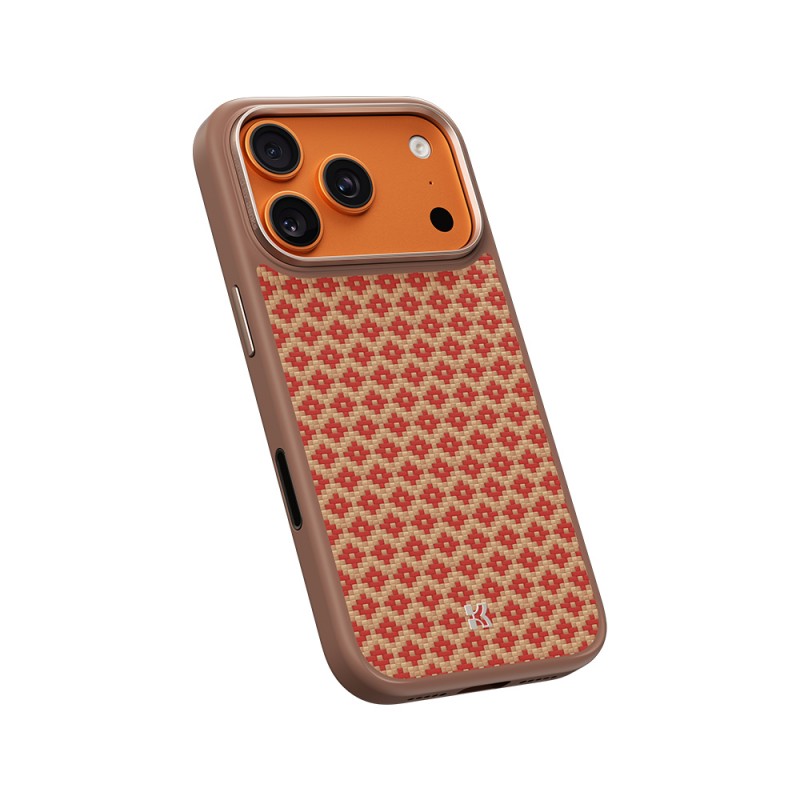 Θήκη Benks Magnetic Armor Pro ArmorGrid Kevlar Case Metal Frame 600D (YB70) For iPhone 17 Pro Max (6.9") Orange